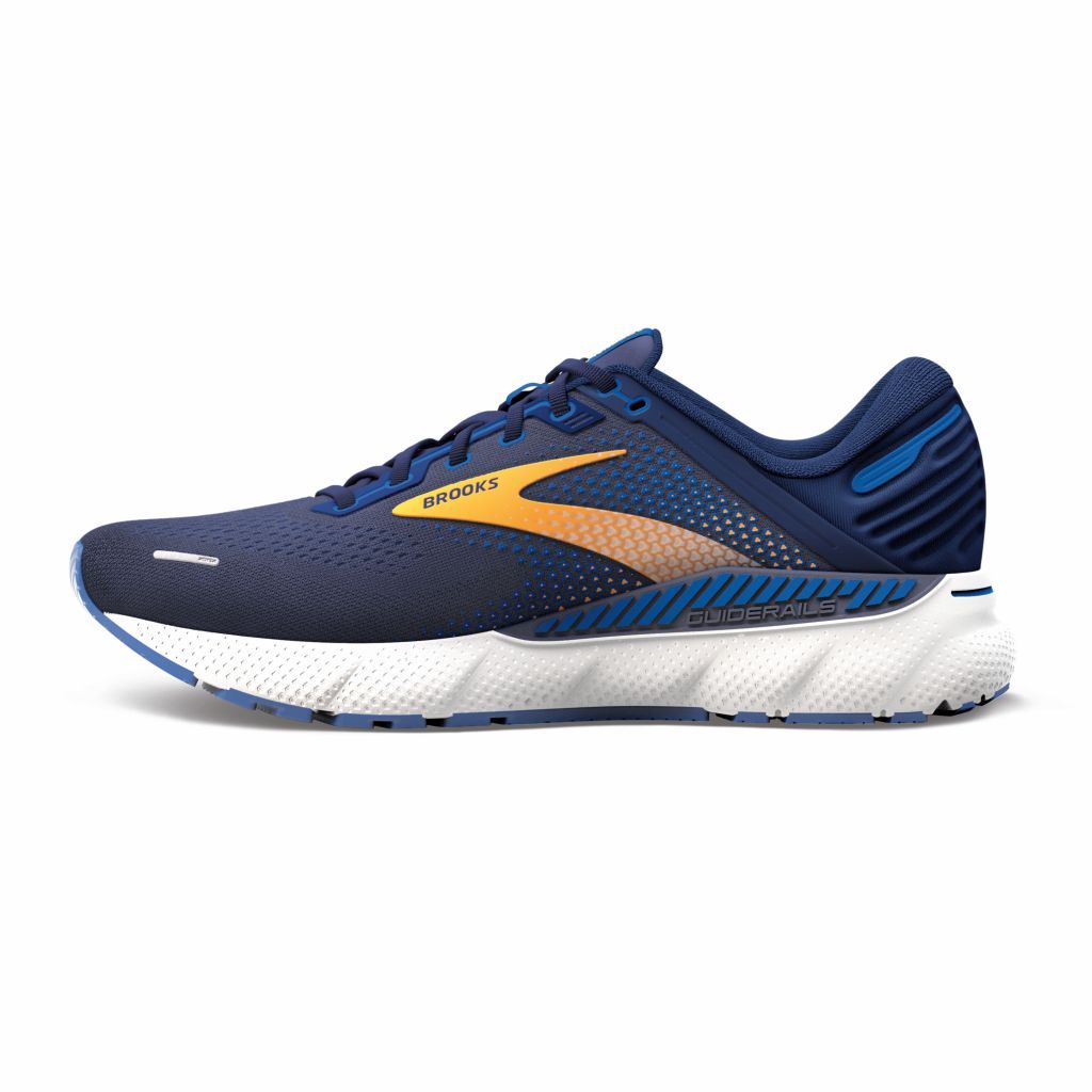 Brooks Adrenaline GTS 22 Herren Laufschuhe peacoat / orange / white