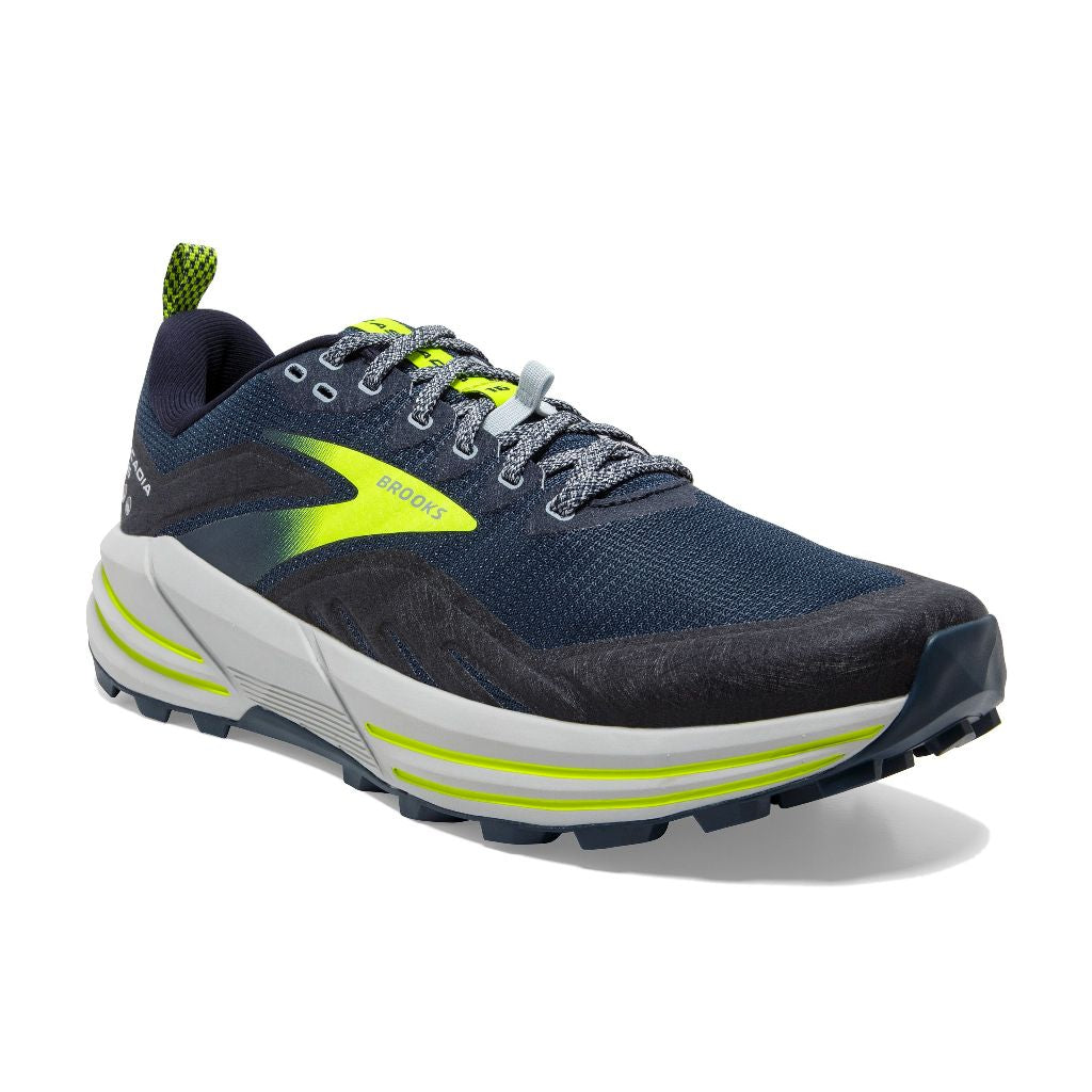 Brooks Cascadia 16 blau - Herren Trail Laufschuhe