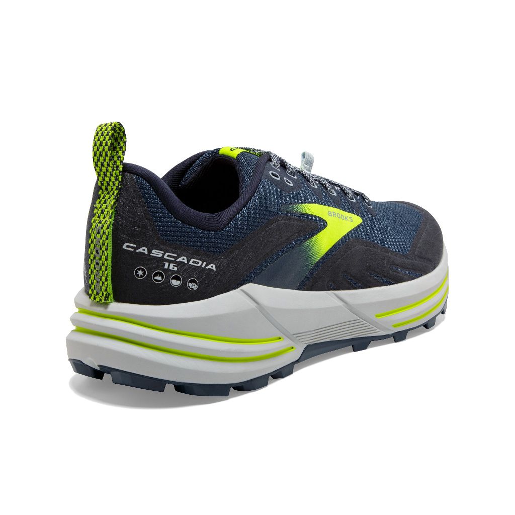 Brooks Cascadia 16 blau - Herren Trail Laufschuhe