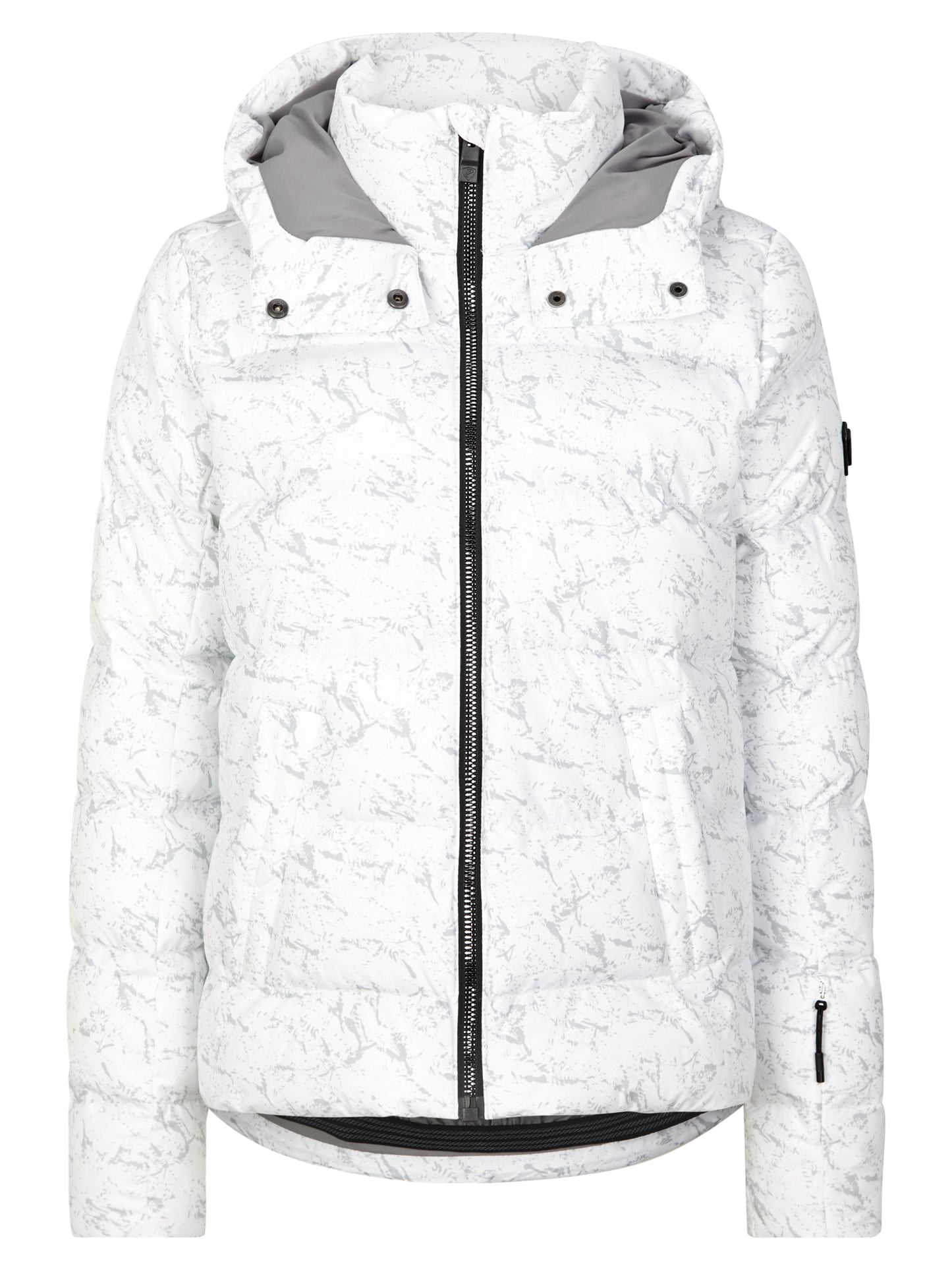 Ziener Tusja Lady marble grey camo - Damen Skijacke