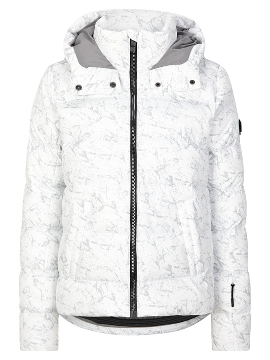 Ziener Tusja Lady marble grey camo - Damen Skijacke