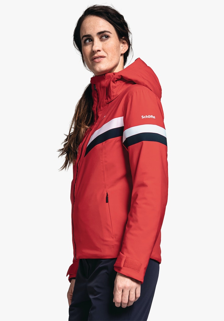 Schöffel Ski Jacket Brunnenkopf2 L - Damen Skijacke rot
