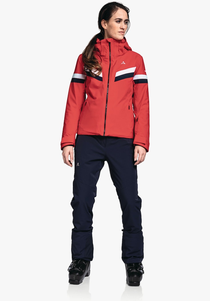 Schöffel Ski Jacket Brunnenkopf2 L - Damen Skijacke rot