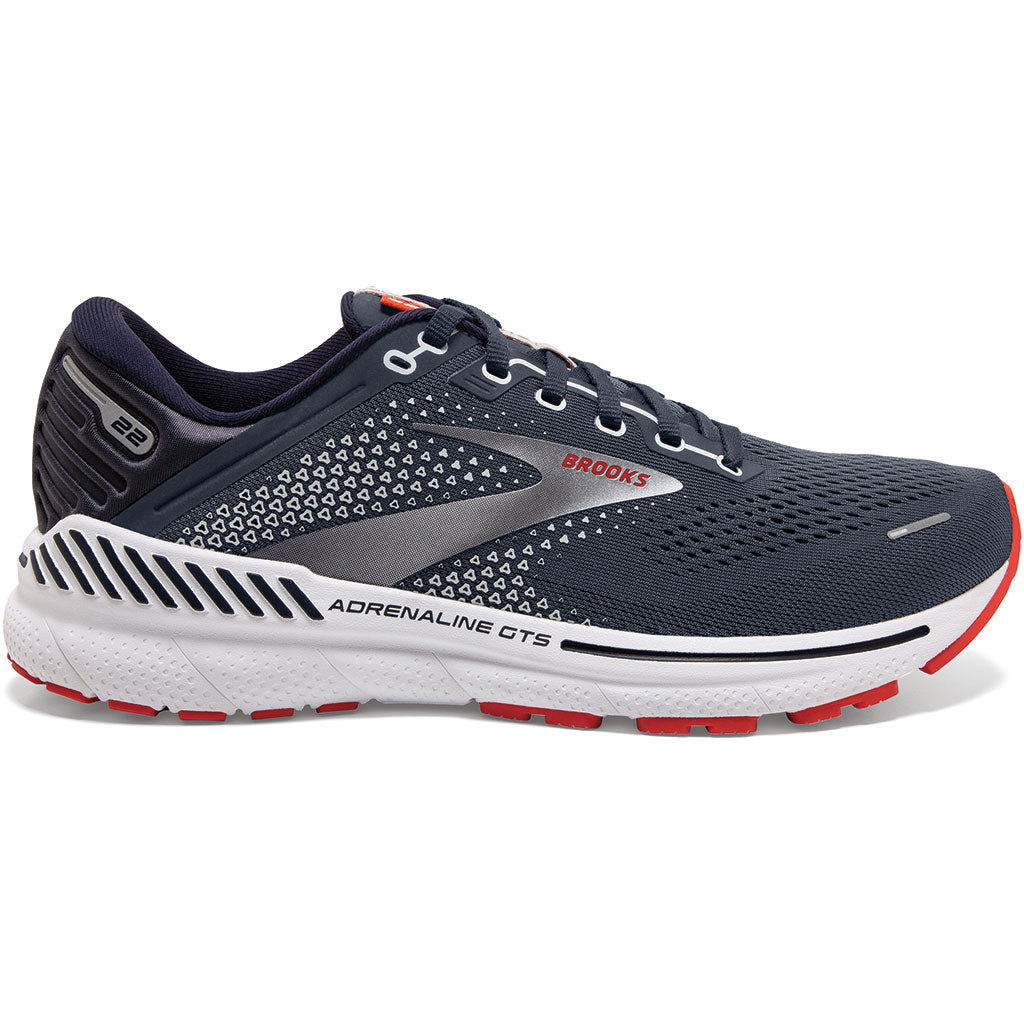 Brooks Adrenaline GTS 22 Herren Laufschuhe peacoat / india / grenadine