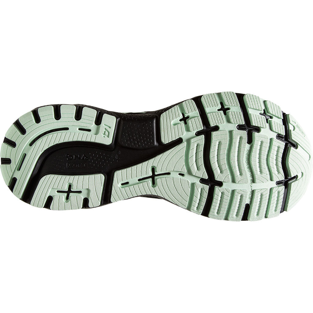 Brooks Ghost 14 GTX Damen - Laufschuhe black / blackened pearl / aquaglass