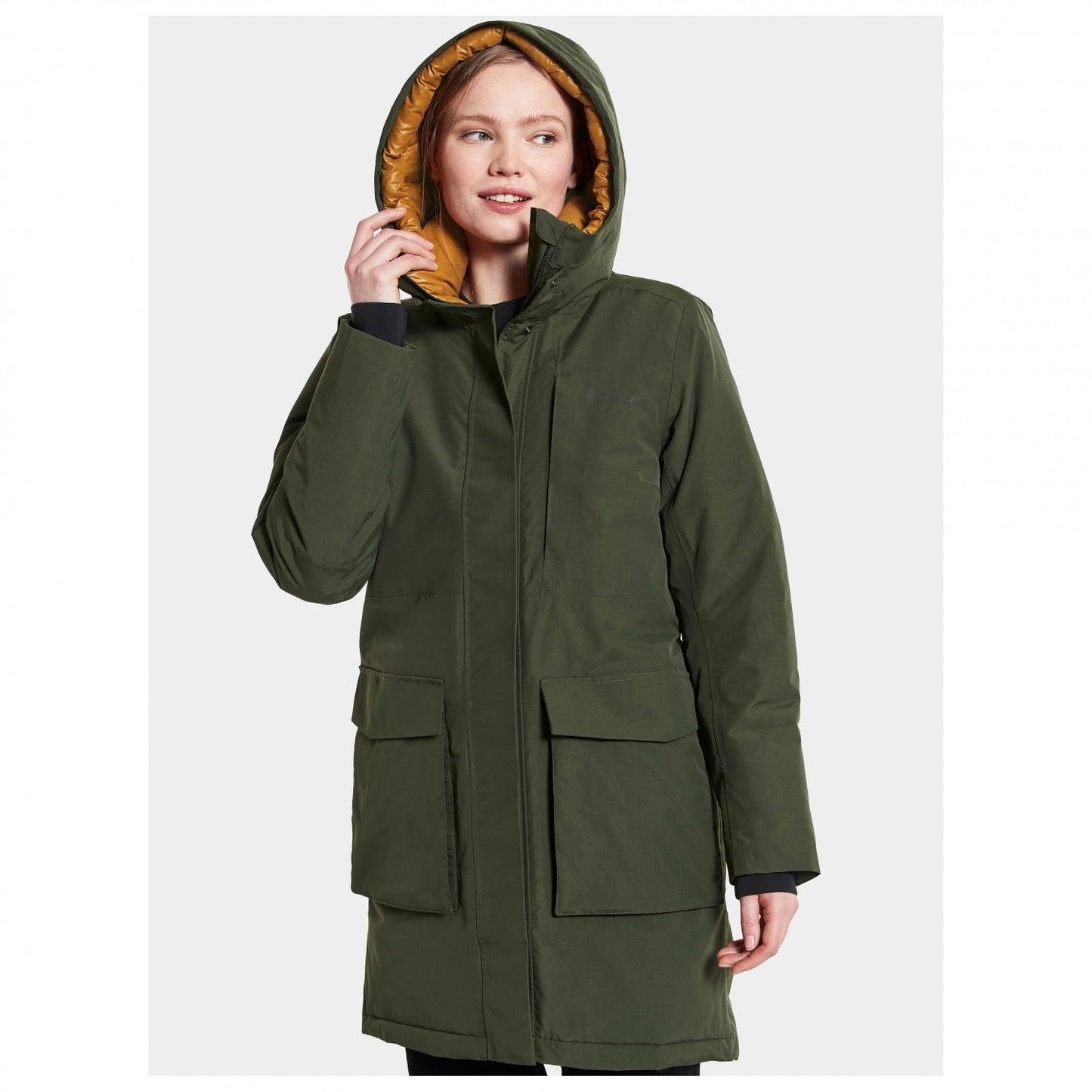 Didriksons Leya Parka 2 Damen Winter Outdoorjacke deep green