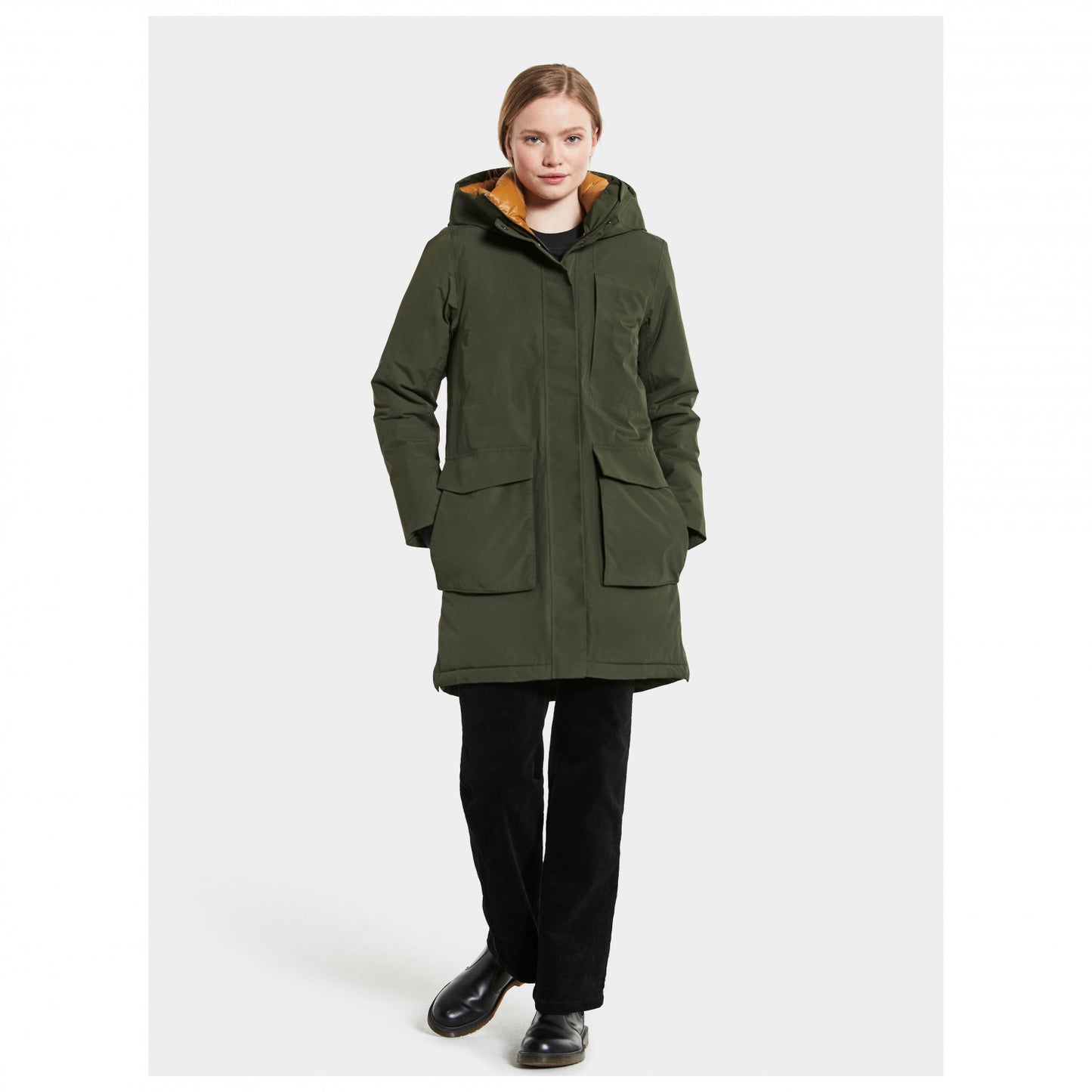 Didriksons Leya Parka 2 Damen Winter Outdoorjacke deep green
