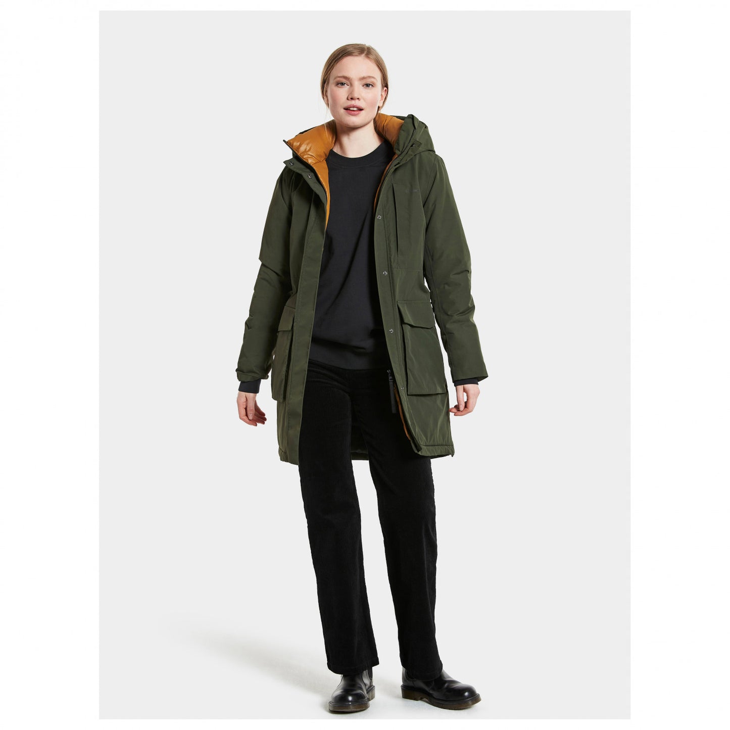 Didriksons Leya Parka 2 Damen Winter Outdoorjacke deep green