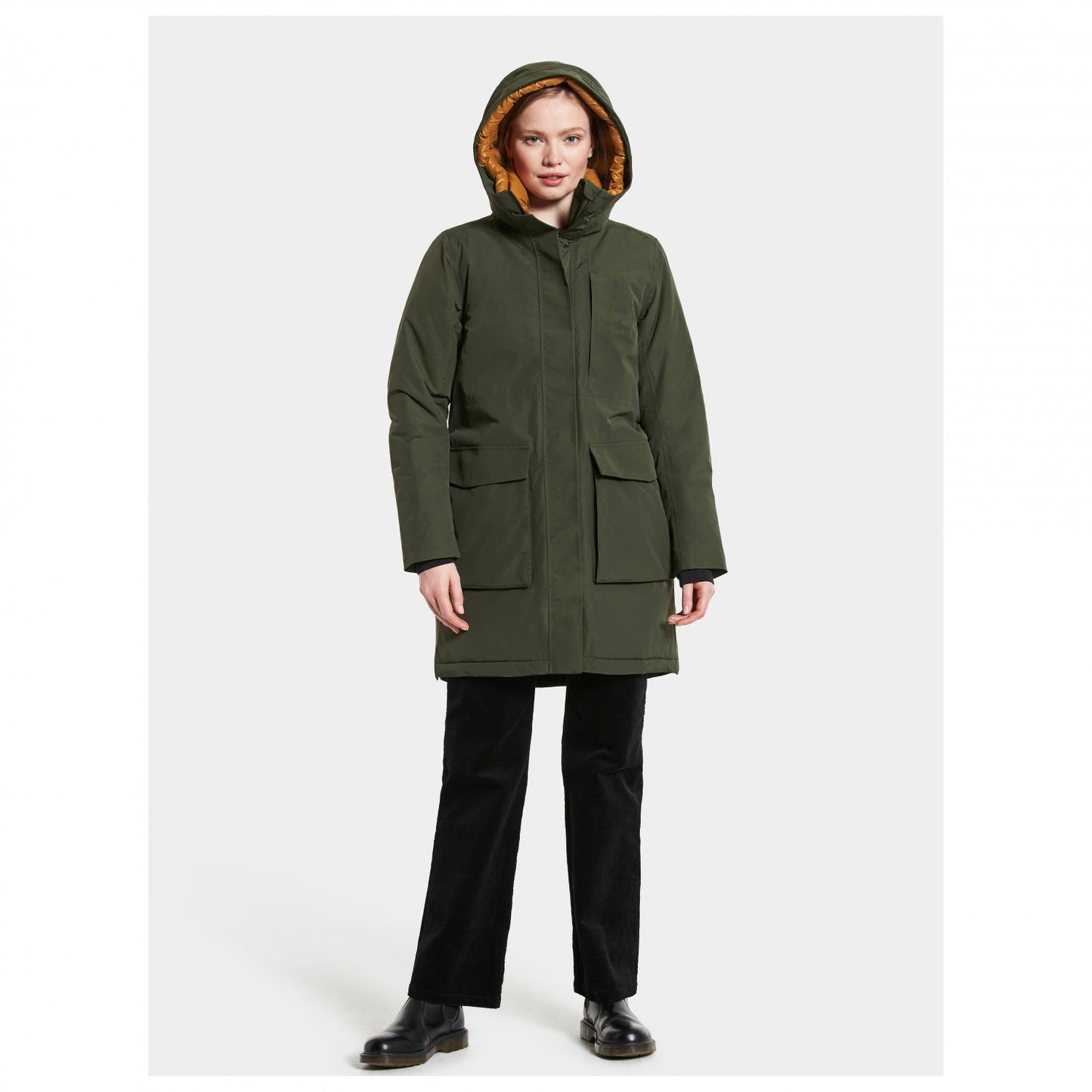 Didriksons Leya Parka 2 Damen Winter Outdoorjacke deep green