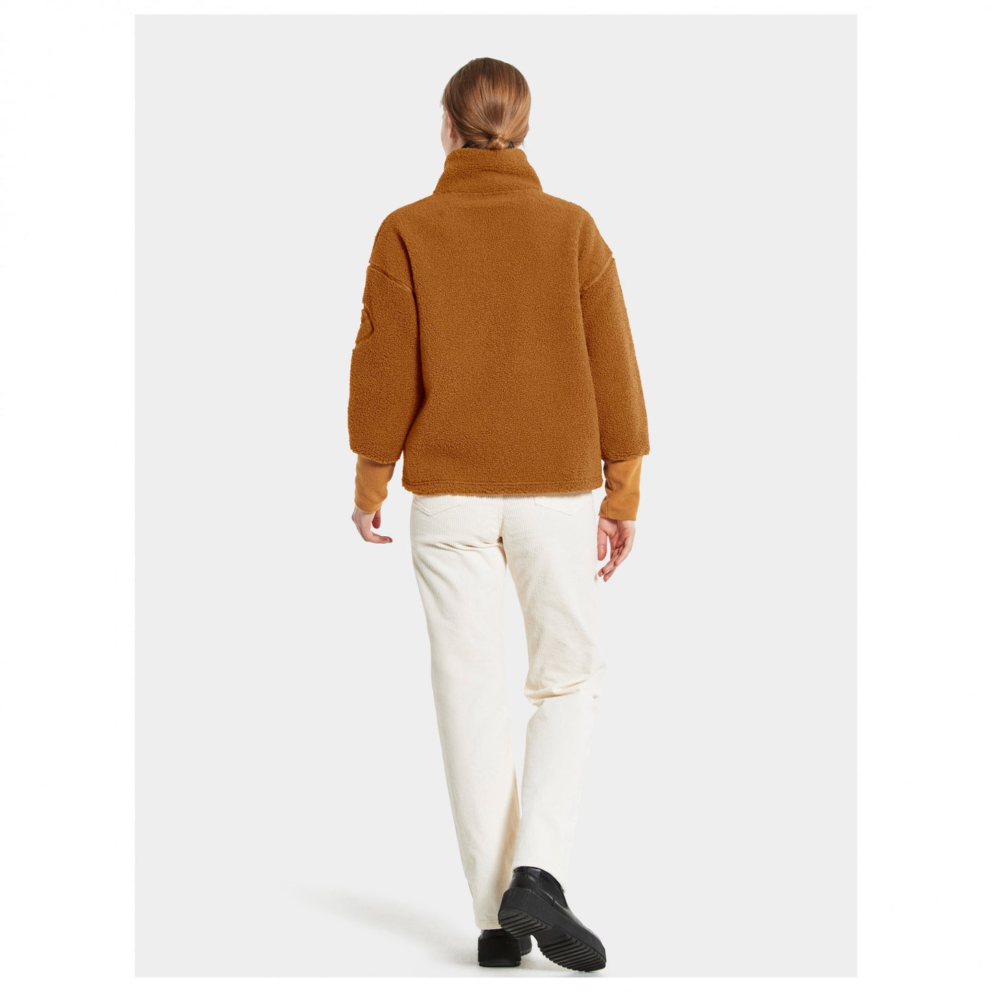 Didriksons Mella WNS FZ Damen Fleecejacke white foam