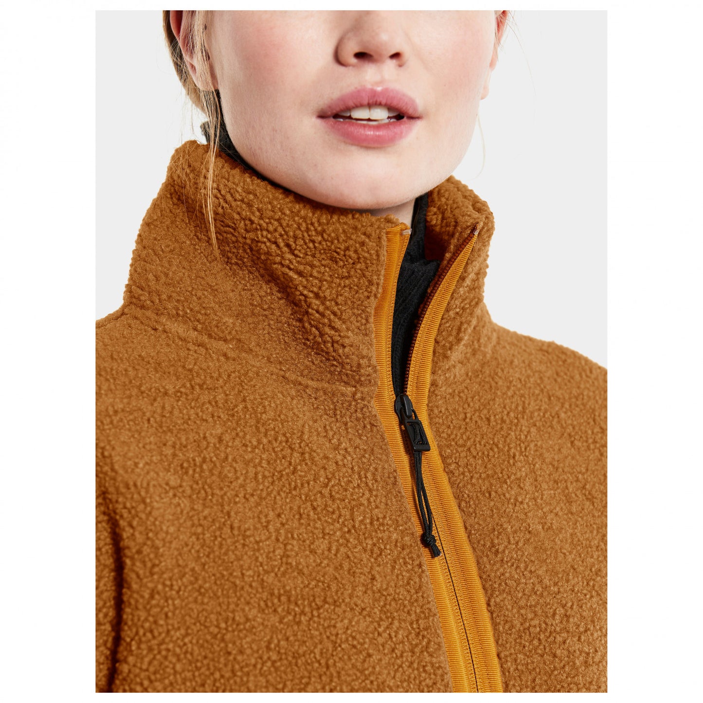 Didriksons Mella WNS FZ Damen Fleecejacke schwarz