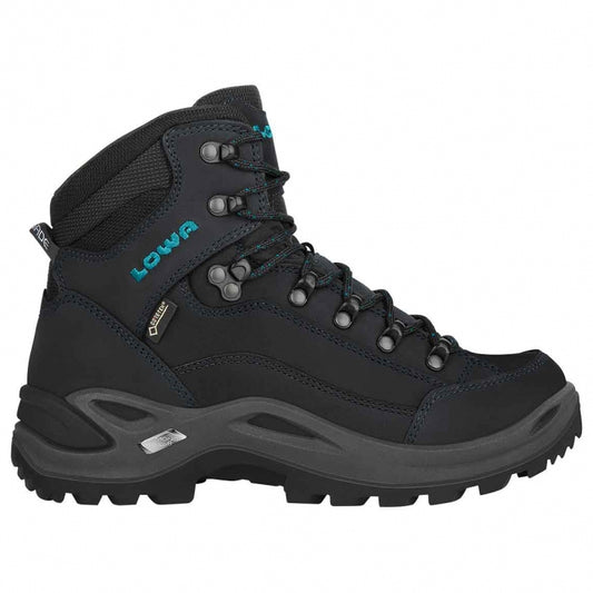 Lowa Renegade Mid GTX anthrazit türkis - Damen Wanderschuhe