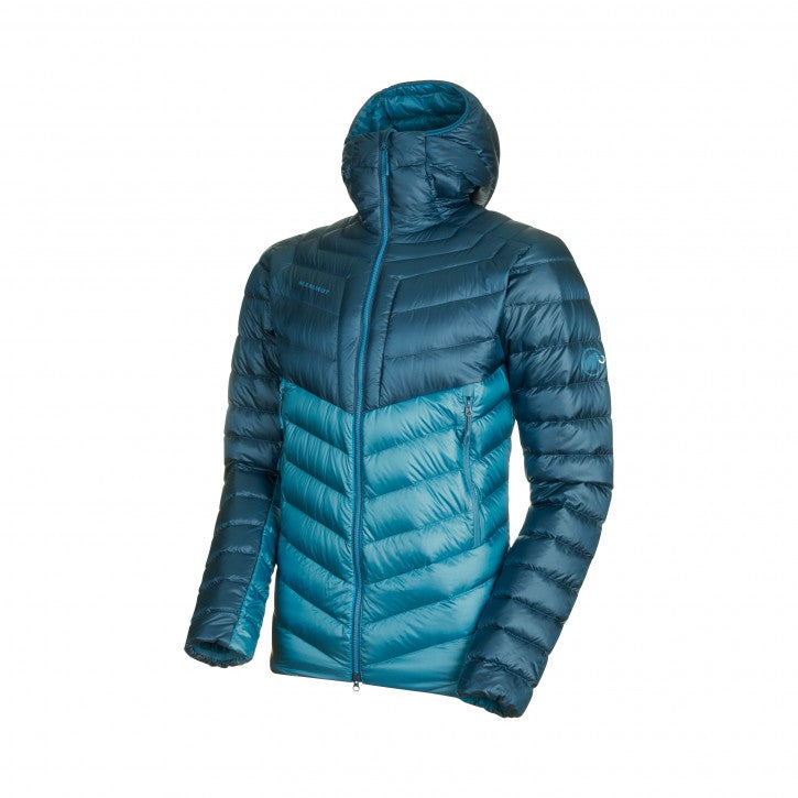 Mammut Broad Peak IN Hooded sapphire wing teal - Herren Daunenjacke