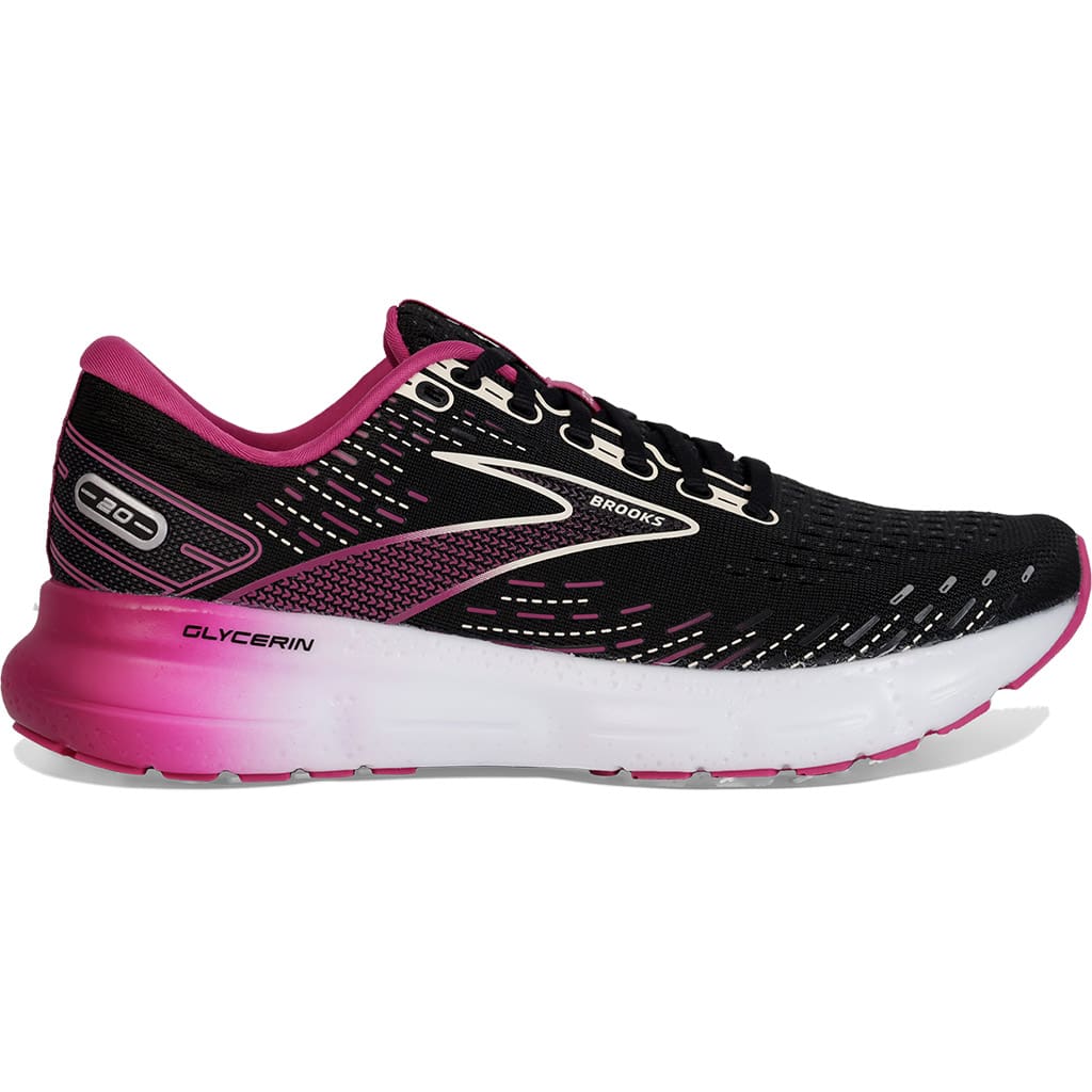 Brooks Glycerin 20  Damen Laufschuhe black fuchsia linen