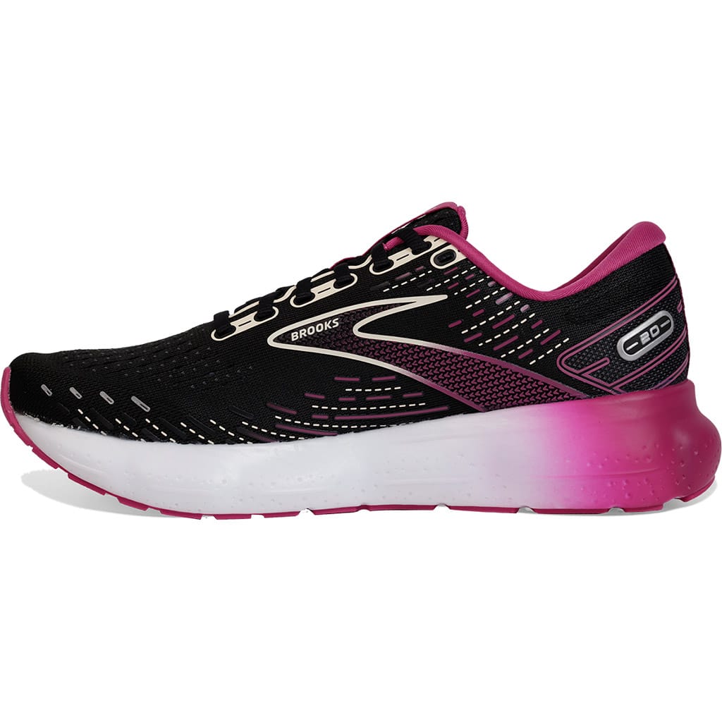 Brooks Glycerin 20  Damen Laufschuhe black fuchsia linen